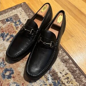 Beckett Simonon Black Horse Bit Loafer